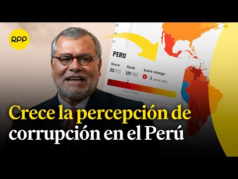 Perú registra caída más fuerte en el Índice de Percepción de la Corrupción, según estudio
