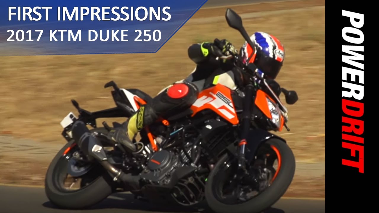 KTM Duke 250 (2017) : First Ride : PowerDrift