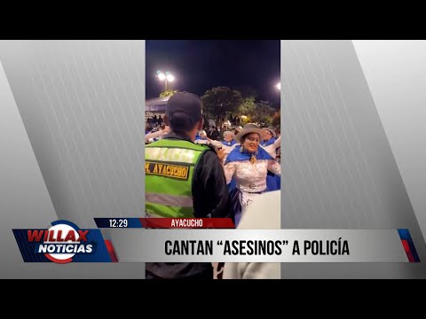 Willax Noticias Edición Mediodía - FEB 13 - 2/3 - CANTAN ASESINOS A POLÍCIA | Willax