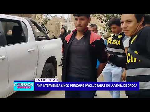 Trujillo: PNP interviene a cinco personas involucradas en la venta de droga