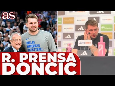 REAL MADRID - DALLAS MAVERICKS | RUEDA de PRENSA de LUKA DONCIC | DIARIO AS