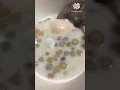 บัวลอยไข่หวานขนมบัวลอยขนมไทย