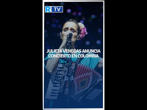 Julieta Venegas anuncia concierto en Colombia