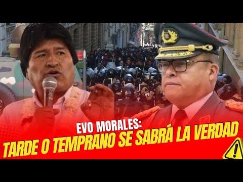 CONFERENCIA DE PRENSA de EVO MORALES sobre el. INTENTO DE GOLPE en BOLIVIA