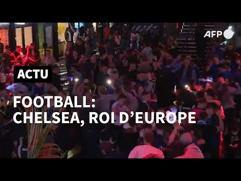 Foot: les supporters de Chelsea exultent après la victoire en Ligue des champions | AFP
