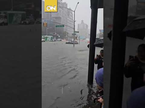 Se reportan inundaciones en Nueava York debido a tormenta costera #newyork #on #NYC