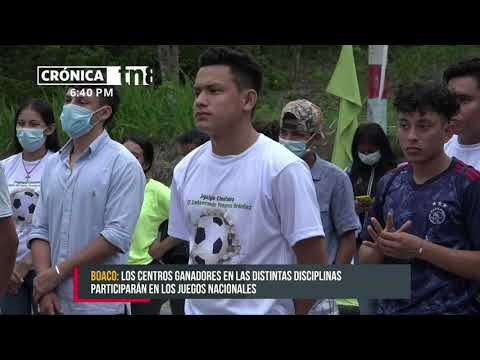 INATEC y Juventud Sandinista realizan juegos regionales 42/19 en Boaco - Nicaragua