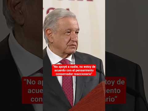 AMLO niega haber apoyado a Sergio Massa