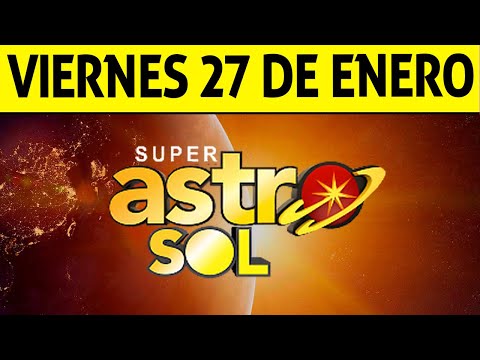 Resultado de ASTRO SOL del Viernes 27 de Enero de 2023 | SUPER ASTRO