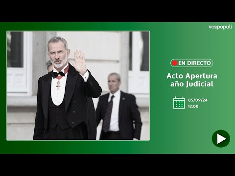 EN DIRECTO | El Rey preside el Acto de Apertura del Año Judicial 2024 / 2025