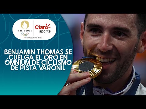 #Paris2024 | Benjamin Thomas se cuelga el oro en ómnium de ciclismo de pista varonil