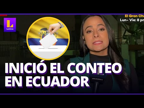 Resultados preliminares de las elecciones anticipadas de Ecuador