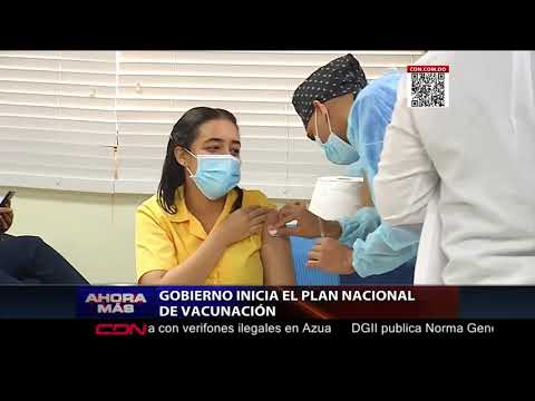 Gobierno inicia Plan Nacional de Vacunación