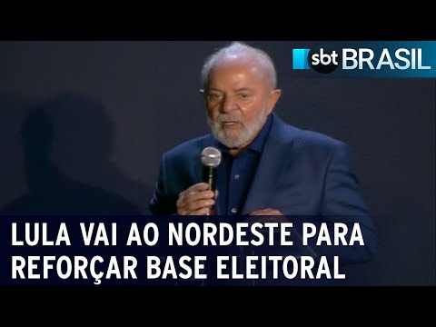 Lula inicia série de viagens pelo Nordeste para reforçar base eleitoral | SBT Brasil (18/01/24)