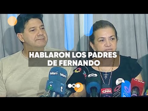 HABLARON los PADRES de FERNANDO: Estamos conformes, vamos a seguir luchando - Telefe Noticias