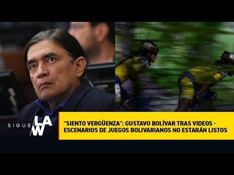 Siento vergüenza: Bolívar a Roy tras videos / Escenarios de Juegos Bolivarianos no estarán listos