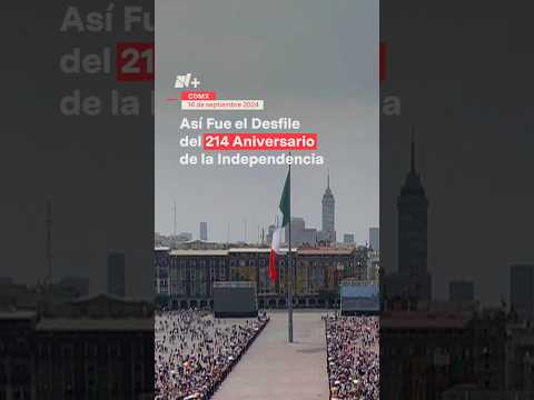 Así fue el desfile del 214 aniversario de la Independencia - N+ #Shorts