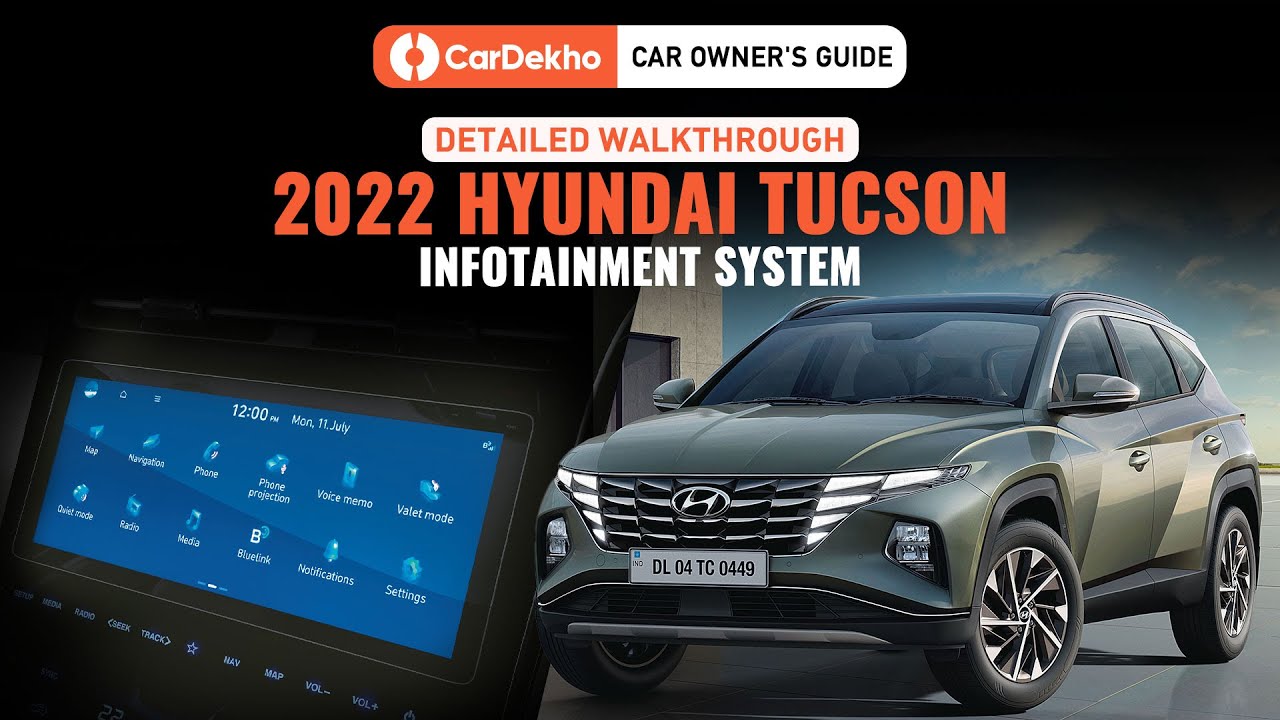 2022 Hyundai Tucson Infotainment System Explained | CarDekho Car Owners Guide