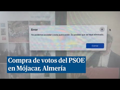 Dos de los siete detenidos por la compra de votos en Mojácar son candidatos en las listas del PSOE