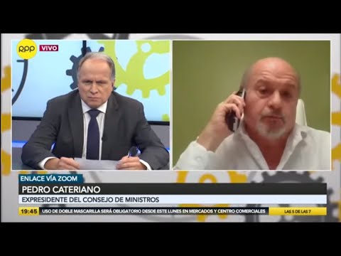 Pedro Cateriano: “lo que plantea Castillo es aplicar medidas económicas que ya fracasaron”