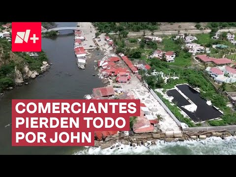 Comerciantes de Acapulco pierden todo por huracán John - N+