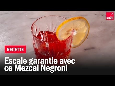 Le cocktail Mezcal Negroni - Les recettes de François-Régis Gaudry