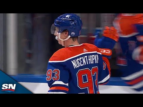 Oilers Ryan Nugent-Hopkins Finishes Off Crafty Give-And-Go With Connor Brown