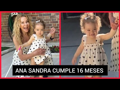 ?ANA OBREGÓN FELIZ CON ANITA CELEBRA SUS 16 MESES A SU LADO