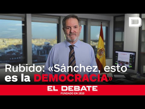 Bieito Rubido analiza la «carta a la ciudadanía» de Sánchez: «Bienvenido a la democracia»