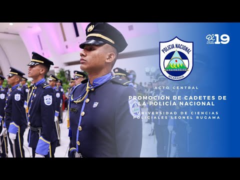 Presidente Daniel y Compañera Rosario presiden Promoción de Cadetes de la Policía Nacional