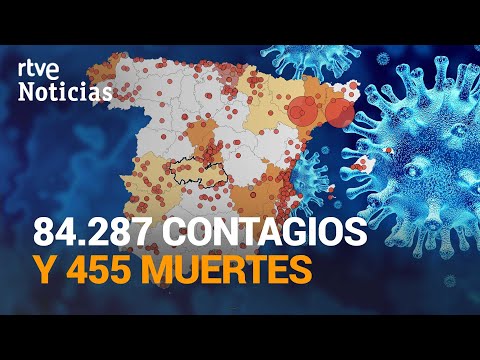 España registra otro récord tras un fin de semana con 84.287 nuevos contagios y 455 muertes | RTVE