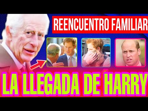 El EMOTIVO ENCUENTRO de Harry con SU PADRE Carlos III y la REAPARICIÓN de William y Kate Middleton