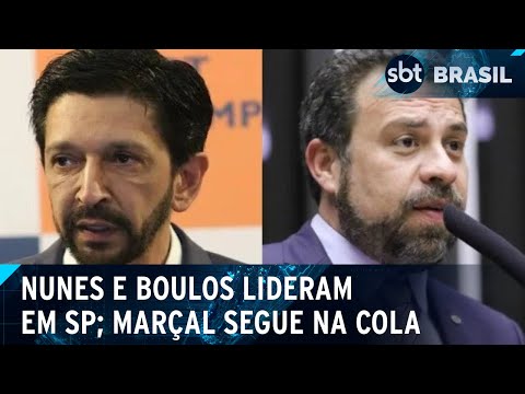 Eleições: Pesquisa Datafolha mostra Nunes com 27% e Boulos com 25% em SP | SBT Brasil (26/09/24)