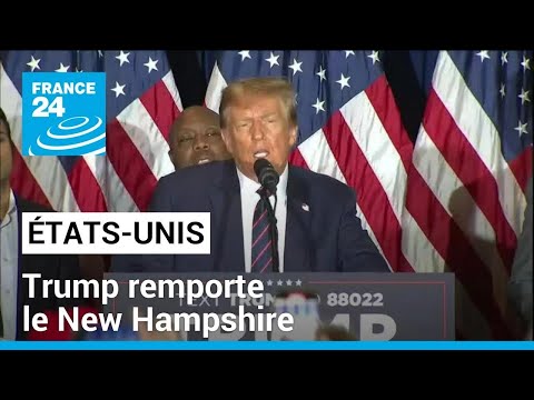 Primaires républicaines : Trump remporte le New Hampshire • FRANCE 24
