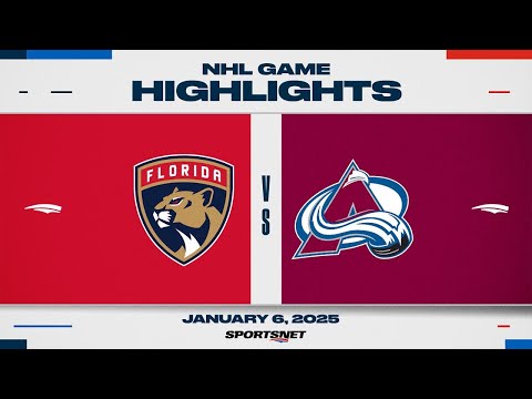 NHL Highlights | Avalanche vs. Panthers - January 6, 2025