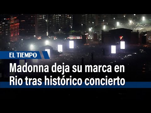 Madonna deja su marca indeleble en Rio de Janeiro con un histórico concierto | El Tiempo