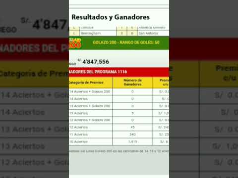 RESULTADOS GANAGOL PROGRAMA 1116 #shorts #copaamerica #eurocopa #copalibertadores #shorts #futbol