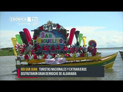 Realizan la XIII edición del carnaval acuático en Río San Juan - Nicaragua