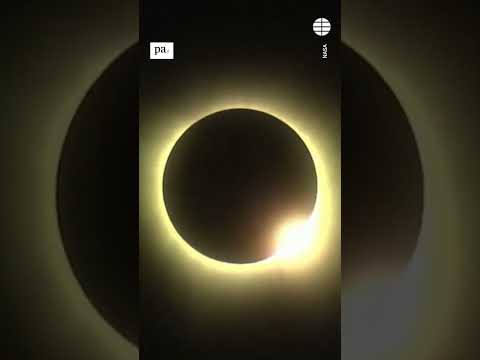Así ha sido el eclipse solar total #Eclipse #Solar #Total