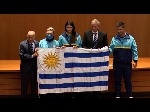 Imágenes de la despedida a deportistas que representarán a Uruguay en Juegos Sudamericanos