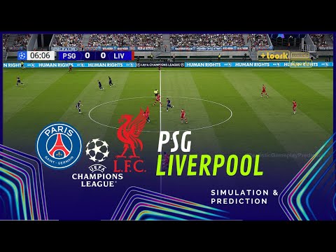 PSG vs LIVERPOOL Champions League 24 25 Simulation and Prediction