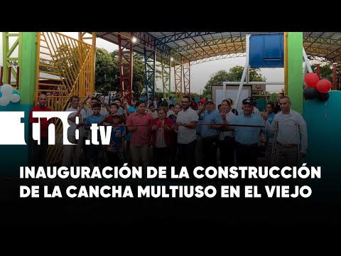 Inauguran construcción de cancha municipal multiuso en El Viejo