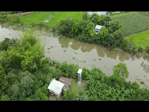 Reportan el desbordamiento de un río en el cantón Baba