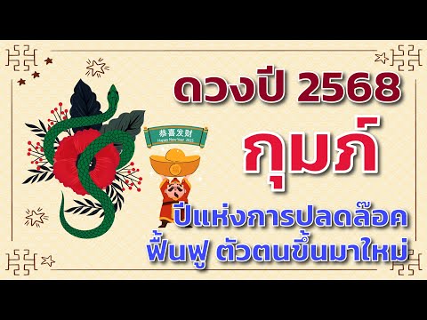 ดวงปี2568ลัคนาราศีกุมภ์🎁