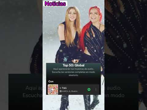 RECORDS QUE ROMPIO TQG canción de Karol G y Shakira