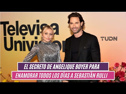 El secreto de Angelique Boyer para enamorar todos los días a Sebastián Rulli