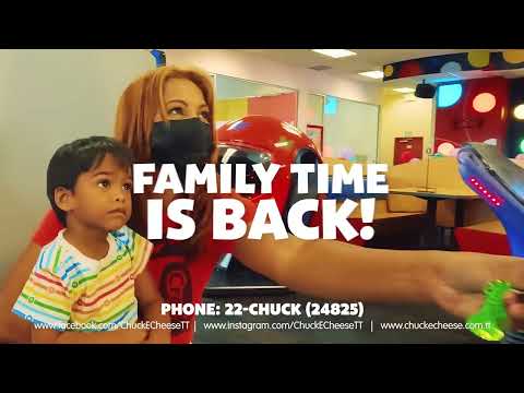 HAVE A BLAST WITH FOOD, GAMES AND PRIZES FOR THE WHOLE FAMILY AT CHUCK E. CHEESE