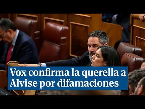 Vox confirma la querella a Alvise por difamaciones a Santiago Abascal