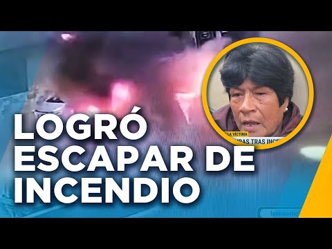 Mujer sufre quemaduras tras incendio en auto: Mi hija no ha querido estar con él