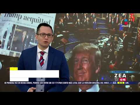 Senado de EU absuelve a Donald Trump en segundo juicio político | Noticias con Francisco Zea